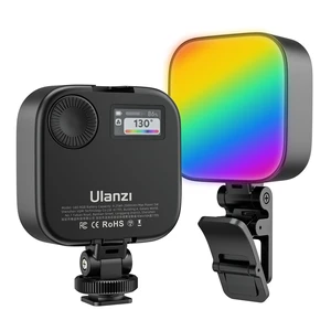 U60 RGB Clip on Video Light, CRI95 2500-9000K Dimmable w Cold Shoe | 2500mAh Rechargeable, LED Panel Photography Lighting, for Zoom Meetings, Laptop, Video Calls, Camera Vlog Live Shooting U60 RGB Clip on Video Light, CRI95 2500-9000K Dimmable w Cold Shoe | 2500mAh Rechargeable, LED Panel Photography Lighting, for Zoom Meetings, Laptop, Video Calls, Camera Vlog Live Shooting