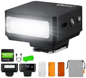 iT20 S IT20S TTL Mini Camera Flash for Sony ZV-E10 a7IV a7CII a6700 | ZV1 A7III A7R V A7SIII ZV1 A7CR ZVE10 II a6600 a6300 etc, TTL/Manual Modes with Spreader and Color Filter iT20 S IT20S TTL Mini Camera Flash for Sony ZV-E10 a7IV a7CII a6700 | ZV1 A7III A7R V A7SIII ZV1 A7CR ZVE10 II a6600 a6300 etc, TTL/Manual Modes with Spreader and Color Filter