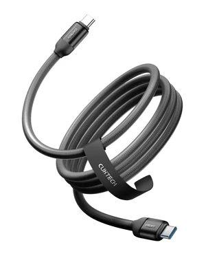 240W USB C to USB C Cable, 6.6 ft Silicone Fast Charging Cord | Soft-Touch Liquid Silicone with Woven Reinforcement, 480Mbps Data Sync, E-Marker Chip, Tangle-Resistant Design and Strap 240W USB C to USB C Cable, 6.6 ft Silicone Fast Charging Cord | Soft-Touch Liquid Silicone with Woven Reinforcement, 480Mbps Data Sync, E-Marker Chip, Tangle-Resistant Design and Strap