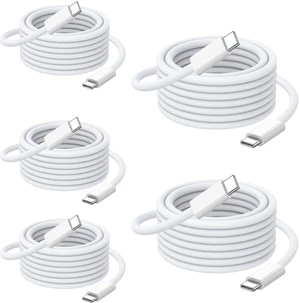 USB C Cable 3.3FT 5-Pack,240W Fast Charging Multipack | Soft & Braided for iP 17 Pro Max,iP 16 Pro Max,iP15 Pro Max,iPad Pro/9/10th, MacBook Pro/Air,iP-hone Charger Cord USB C Cable 3.3FT 5-Pack,240W Fast Charging Multipack | Soft & Braided for iP 17 Pro Max,iP 16 Pro Max,iP15 Pro Max,iPad Pro/9/10th, MacBook Pro/Air,iP-hone Charger Cord