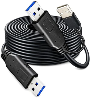 USB 3.0 30FT A to USB A Male Cable, USB Cord Compatible with Hard Drive Enclosures, DVD Player, Hard Drive Enclosures, DVD Player, TV, Flash Drive, Hub, Monitor, Speaker and More USB 3.0 30FT A to USB A Male Cable, USB Cord Compatible with Hard Drive Enclosures, DVD Player, Hard Drive Enclosures, DVD Player, TV, Flash Drive, Hub, Monitor, Speaker and More