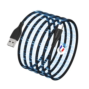 Magnetic Coiled USB A to USB C Cable 5ft 27W Fast Charging Cord | Self-Winding Magnetic Cable Keeps Desk & Car Organized, Retractable Compatible with iPhone 17/16, Tablet and USB-C Devices Magnetic Coiled USB A to USB C Cable 5ft 27W Fast Charging Cord | Self-Winding Magnetic Cable Keeps Desk & Car Organized, Retractable Compatible with iPhone 17/16, Tablet and USB-C Devices
