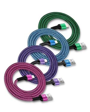 USB A to Lightning Cord, 4Pack/10Ft iPhone Charger Cable, Apple Approved | Extra Long 10 Feet Fast Charging Lightening Cord for iPhone 14 Pro Max 13 13Pro 13 Mini 12 11 10 XR XS X i Phone Fast Charger USB A to Lightning Cord, 4Pack/10Ft iPhone Charger Cable, Apple Approved | Extra Long 10 Feet Fast Charging Lightening Cord for iPhone 14 Pro Max 13 13Pro 13 Mini 12 11 10 XR XS X i Phone Fast Charger