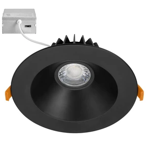 Maxxima 6" Anti-Glare LED Downlight Canless, 1200 Lumens, 5 CCT, Black | Color Temperature Selectable 2700K/3000K/3500K/4000K/5000K, Dimmable Recessed Fixture, IC Rated, 90 CRI, J-Box Included Maxxima 6" Anti-Glare LED Downlight Canless, 1200 Lumens, 5 CCT, Black | Color Temperature Selectable 2700K/3000K/3500K/4000K/5000K, Dimmable Recessed Fixture, IC Rated, 90 CRI, J-Box Included