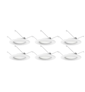 Satco S11641 9.2W LED Recessed Downlight Retrofit Value Pack, 5-6 Inches, White, 6-Pack Satco S11641 9.2W LED Recessed Downlight Retrofit Value Pack, 5-6 Inches, White, 6-Pack