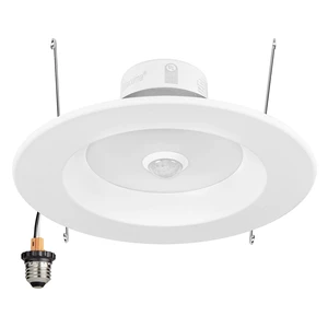 Maxxima 5" & 6" Retrofit LED PIR Motion Sensor Downlight 1300 Lumens, 5 CCT | 14 Watts, Color Seletable 2700K/3000K/3500K/4000K/5000K, Energy Efficient, Indoor Ceiling Lighting Fixture Maxxima 5" & 6" Retrofit LED PIR Motion Sensor Downlight 1300 Lumens, 5 CCT | 14 Watts, Color Seletable 2700K/3000K/3500K/4000K/5000K, Energy Efficient, Indoor Ceiling Lighting Fixture