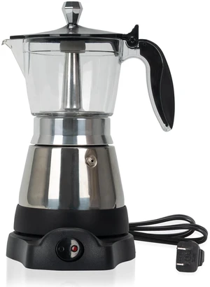 LAOION Cafeteras Electricas Modernas Moka Pot, Coffee Espresso Machine | 6 Cup Cuban Coffee Maker with Detachable Base & Overheat Protection, Greca Electrica De Cafe Gift for Travel LAOION Cafeteras Electricas Modernas Moka Pot, Coffee Espresso Machine | 6 Cup Cuban Coffee Maker with Detachable Base & Overheat Protection, Greca Electrica De Cafe Gift for Travel