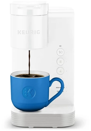 Keurig K-Express Essentials Single-Serve K-Cup Pod Coffee Maker | 41 OZ removable reservoir, FAST & FRESH-BREWED: Coffee made in minutes, Dimensions out of the box: 11.3in x 6.5in x 12.2in Keurig K-Express Essentials Single-Serve K-Cup Pod Coffee Maker | 41 OZ removable reservoir, FAST & FRESH-BREWED: Coffee made in minutes, Dimensions out of the box: 11.3in x 6.5in x 12.2in