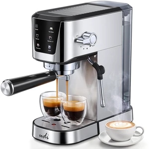 UDI Espresso Machines, 20 Bar Espresso Coffee machine | with LED Touch screen, for Lattes, Cappuccinos, Americano, Compact Cappuccino Latte Machine for Home, Silver UDI Espresso Machines, 20 Bar Espresso Coffee machine | with LED Touch screen, for Lattes, Cappuccinos, Americano, Compact Cappuccino Latte Machine for Home, Silver