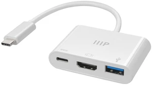 Monoprice 3-in-1 USB-C to HDMI Multiport Adapter - Compact and Portable, True Plug-n-Play, Compatible with USB C Laptops and Other Type C Devices, Supports Windows and MacOS, for Home and Office Monoprice 3-in-1 USB-C to HDMI Multiport Adapter - Compact and Portable, True Plug-n-Play, Compatible with USB C Laptops and Other Type C Devices, Supports Windows and MacOS, for Home and Office