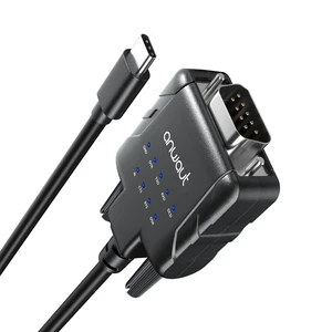 Anwaut ProtoC-IX9 Series | 1-Port Industrial USB-C to Serial / RS232 (DB9) Adapter Converter (Compatible for Windows 11, macOS 15 | 9 X Data Monitoring LEDs, U2RS232-C) Anwaut ProtoC-IX9 Series | 1-Port Industrial USB-C to Serial / RS232 (DB9) Adapter Converter (Compatible for Windows 11, macOS 15 | 9 X Data Monitoring LEDs, U2RS232-C)