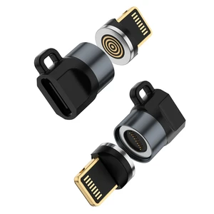 Magnetic USB C to Lightning Adapter 2 Pack, Data Sync Only Connector | Strong Magnetic Lightning Adapter for iPhone 14 Pro Max, iPad, AirPods; Fast Charging, Data Sync Only, Not for Audio/OTG Magnetic USB C to Lightning Adapter 2 Pack, Data Sync Only Connector | Strong Magnetic Lightning Adapter for iPhone 14 Pro Max, iPad, AirPods; Fast Charging, Data Sync Only, Not for Audio/OTG