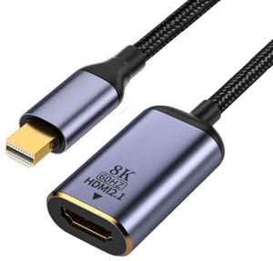 Chenyang Mini DisplayPort to HDMI Adapter,Mini DP DisplayPort 1.4 Source Male to HDMI 2.0 Female Display 8K 60hz UHD 4K Monitor Adapter Cable Chenyang Mini DisplayPort to HDMI Adapter,Mini DP DisplayPort 1.4 Source Male to HDMI 2.0 Female Display 8K 60hz UHD 4K Monitor Adapter Cable