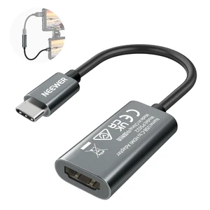 NEEWER Plug & Play USB C to HDMI Adapter for 4K 60Hz Video Transfer, PS022 | 19cm Type C (Male) to HDMI (Female), Compatible with iPhone iPad MacBook iMac Thunderbolt Android Phone Tablet TV NEEWER Plug & Play USB C to HDMI Adapter for 4K 60Hz Video Transfer, PS022 | 19cm Type C (Male) to HDMI (Female), Compatible with iPhone iPad MacBook iMac Thunderbolt Android Phone Tablet TV