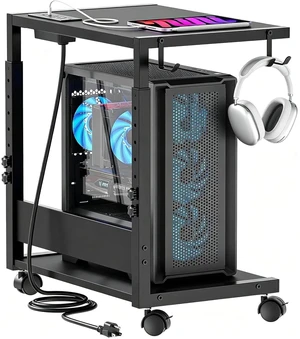 Computer Tower Stand Height-Adjustable PC Stand with Charging Station | PC Tower Stand PC Holder Cpu Stand Computer Cart Rolling Computer Cart Computer Tower Stand Height-Adjustable PC Stand with Charging Station | PC Tower Stand PC Holder Cpu Stand Computer Cart Rolling Computer Cart