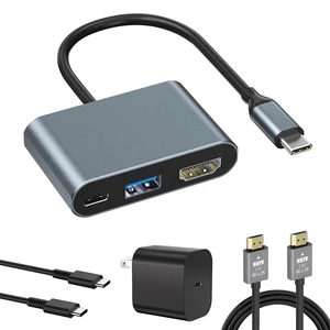 TV Dock Compatible with Switch 2,Support 4K@60Hz~120Hz | Aluminum Alloy Travel USB C Docking Station with PD Max 100W/USB Port,Includes 20V/3A Power Adapter and HDMI Cable TV Dock Compatible with Switch 2,Support 4K@60Hz~120Hz | Aluminum Alloy Travel USB C Docking Station with PD Max 100W/USB Port,Includes 20V/3A Power Adapter and HDMI Cable