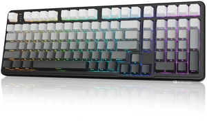 ATTACK SHARK X98 Wireless Mechanical Keyboard,RGB Backlit,Tri-Mode BT5.0/2.4GHz/USB-C Hot-Swappable,PBT Keycaps,Pre-lubed Linear Switches Computer Gaming Keyboard for PC/Tablet/PS5/Xbox ATTACK SHARK X98 Wireless Mechanical Keyboard,RGB Backlit,Tri-Mode BT5.0/2.4GHz/USB-C Hot-Swappable,PBT Keycaps,Pre-lubed Linear Switches Computer Gaming Keyboard for PC/Tablet/PS5/Xbox