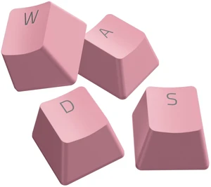 Doubleshot PBT Keycap Set for Mechanical & Optical Keyboards, Pink | Compatible with Standard 104/105 US & UK layouts, Oil-Resistant, Extra-Thick Key Walls, Backlight Compatible & Fade-Resistant Doubleshot PBT Keycap Set for Mechanical & Optical Keyboards, Pink | Compatible with Standard 104/105 US & UK layouts, Oil-Resistant, Extra-Thick Key Walls, Backlight Compatible & Fade-Resistant