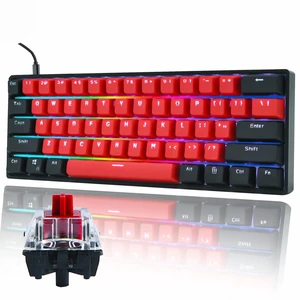 Owpkeenthy GK61 60% Wired Mechanical Gaming Keyboard for PC Gaming | Hot Swappable Optical Red Switch NKRO RGB Owpkeenthy GK61 60% Wired Mechanical Gaming Keyboard for PC Gaming | Hot Swappable Optical Red Switch NKRO RGB