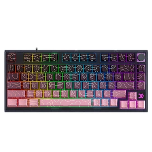 MOLGRIA x SKYLOONG 75% Gaming Keyboard, GK75 HE USB Wired Magnetic-Switch Mechanical Keyboard with Cherry Profile Double-Shot PBT Keycaps, South-Facing RGB Backlit and Knob(BlackBerry Horizon Line) MOLGRIA x SKYLOONG 75% Gaming Keyboard, GK75 HE USB Wired Magnetic-Switch Mechanical Keyboard with Cherry Profile Double-Shot PBT Keycaps, South-Facing RGB Backlit and Knob(BlackBerry Horizon Line)