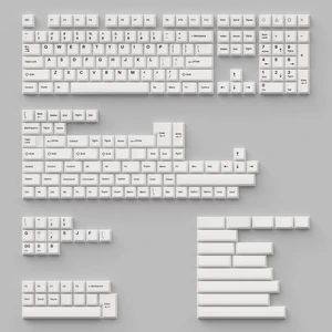 Keychron Double Shot Cherry PBT Keycap Full Keycap Set (219 Keys) - Black on White Keychron Double Shot Cherry PBT Keycap Full Keycap Set (219 Keys) - Black on White