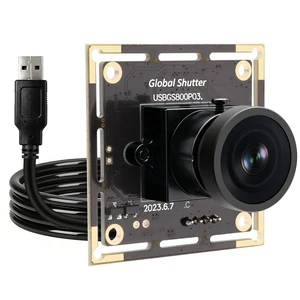 QILOVE Global Shutter USB Camera Module, 800P Monochrome High Speed 120fps | Wide Angle No Distortion Lens, Multi FPS Modes 120/210/420/640fps, UVC Webcam for Raspberry Pi, Linux, Mac & Windows QILOVE Global Shutter USB Camera Module, 800P Monochrome High Speed 120fps | Wide Angle No Distortion Lens, Multi FPS Modes 120/210/420/640fps, UVC Webcam for Raspberry Pi, Linux, Mac & Windows