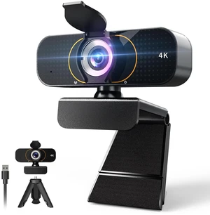 Lusinx Webcam for pc, Camera for Computer/Laptop/Light Correction/Microphone, Web cam for Streaming/Gaming/Online Classes/Conferences/Video Callings,Updated HD 4K Webcam Lusinx Webcam for pc, Camera for Computer/Laptop/Light Correction/Microphone, Web cam for Streaming/Gaming/Online Classes/Conferences/Video Callings,Updated HD 4K Webcam