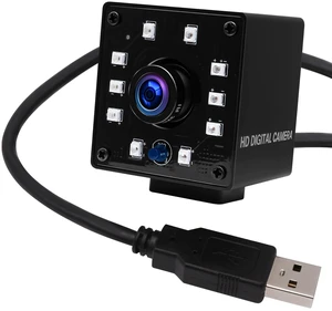 ELP 1080P Night Vision USB Camera with Wide Angle Fisheye Lens for Computer - 2MP Mini IR Infrared Webcam UVC USB2.0 High Speed 100fps Industrial PC Camera Home Surveillance CCTV ELP 1080P Night Vision USB Camera with Wide Angle Fisheye Lens for Computer - 2MP Mini IR Infrared Webcam UVC USB2.0 High Speed 100fps Industrial PC Camera Home Surveillance CCTV