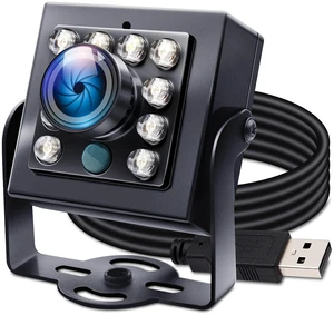 Autocastle Infrared Night Vision USB Camera, 2MP Full HD High Speed 120fps Mini USB Webcam with Wide Angle Fisheye Lens, UVC Free Driver Plug and Play for Windows Linux Laptop Jetson Nano RPi Autocastle Infrared Night Vision USB Camera, 2MP Full HD High Speed 120fps Mini USB Webcam with Wide Angle Fisheye Lens, UVC Free Driver Plug and Play for Windows Linux Laptop Jetson Nano RPi