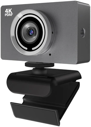 AEICIK 4K UHD Webcam with Autofocus, Microphone, 90° FOV, Phantom Gray | Auto Light Correction, Privacy Cover, Plug and Play, Includes USB-C Adapter for PC, Laptop, Zoom, Streaming and Gaming AEICIK 4K UHD Webcam with Autofocus, Microphone, 90° FOV, Phantom Gray | Auto Light Correction, Privacy Cover, Plug and Play, Includes USB-C Adapter for PC, Laptop, Zoom, Streaming and Gaming