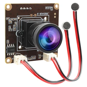 ELP 5MP USB Camera Module with Dual Microphone for Computer & Laser Engraver - 1944P USB Security Camera for Raspberry Pi (120 Low Distortion Lens) ELP 5MP USB Camera Module with Dual Microphone for Computer & Laser Engraver - 1944P USB Security Camera for Raspberry Pi (120 Low Distortion Lens)