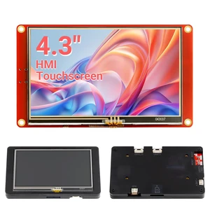 4.3" ESP32 Display 480x272 HMI TFT Touch Screen with Acrylic Case | ESP32-S3 Touchscreen with 32-Bit LX6 Dual-Core Processor, Up to 240MHz, Compatible with Arduino/LVGL/PlatformIO/MicroPython 4.3" ESP32 Display 480x272 HMI TFT Touch Screen with Acrylic Case | ESP32-S3 Touchscreen with 32-Bit LX6 Dual-Core Processor, Up to 240MHz, Compatible with Arduino/LVGL/PlatformIO/MicroPython