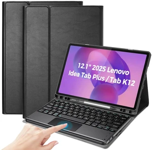 ProCase Touchpad Keyboard Case for Lenovo Idea Tab Plus / K12 12.1", Black | Detachable Wireless Type-C Charging Keyboard Folio Cover with Pencil Holder for 12.1" Lenovo Idea Tab Plus / K12 ProCase Touchpad Keyboard Case for Lenovo Idea Tab Plus / K12 12.1", Black | Detachable Wireless Type-C Charging Keyboard Folio Cover with Pencil Holder for 12.1" Lenovo Idea Tab Plus / K12
