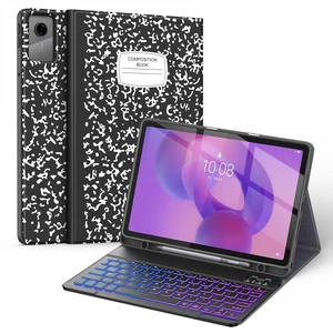 Supveco Keyboard Case for Lenovo Idea Tab 11 Inch 2025,Book Black | 7 Colors Backlit,Wireless Detachable Folio Keyboard Cover with Tab Pen Holder, Fit Tab K11 Gen 2 (TB-336ZU/TB-336FU) Supveco Keyboard Case for Lenovo Idea Tab 11 Inch 2025,Book Black | 7 Colors Backlit,Wireless Detachable Folio Keyboard Cover with Tab Pen Holder, Fit Tab K11 Gen 2 (TB-336ZU/TB-336FU)