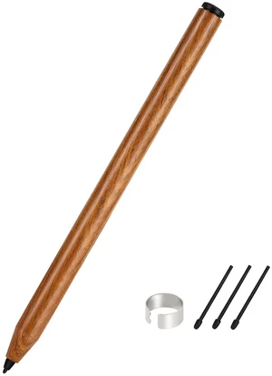 Wooden Replacement for Kindle Scribe Pen with Eraser, EMR Stylus for Remarkable 2 Pen with Eraser, 4096 Pressure Levels, Tilt Support, Palm Rejectionwith 3 Pen Tips Wooden Replacement for Kindle Scribe Pen with Eraser, EMR Stylus for Remarkable 2 Pen with Eraser, 4096 Pressure Levels, Tilt Support, Palm Rejectionwith 3 Pen Tips