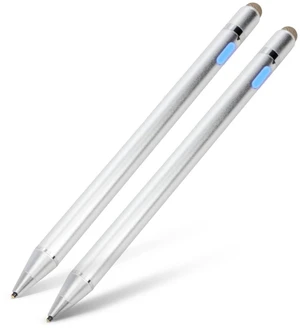 BoxWave Stylus Pen Compatible with iPad Pro 10.5 (2017) - AccuPoint Active Stylus (2-Pack), Electronic Stylus with Ultra Fine Tip - Metallic Silver BoxWave Stylus Pen Compatible with iPad Pro 10.5 (2017) - AccuPoint Active Stylus (2-Pack), Electronic Stylus with Ultra Fine Tip - Metallic Silver