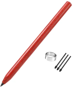 Wooden Replacement for Kindle Scribe Pen with Eraser, EMR Stylus for Remarkable 2 Pen Replacement with Eraser, 4096 Pressure Levels, Tilt Support, Palm Rejectionwith 3 Pen Tips Wooden Replacement for Kindle Scribe Pen with Eraser, EMR Stylus for Remarkable 2 Pen Replacement with Eraser, 4096 Pressure Levels, Tilt Support, Palm Rejectionwith 3 Pen Tips