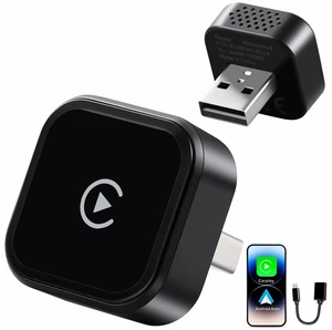 2026 Upgraded Wireless CarPlay Adapter for iphone & Android Auto, 2-in-1 | Converts Factory Wired Apple CarPlay/Android Auto to Wireless, iOS 10+/Android 11+, Fast Auto Reconnect, Remembers 2 Phones 2026 Upgraded Wireless CarPlay Adapter for iphone & Android Auto, 2-in-1 | Converts Factory Wired Apple CarPlay/Android Auto to Wireless, iOS 10+/Android 11+, Fast Auto Reconnect, Remembers 2 Phones