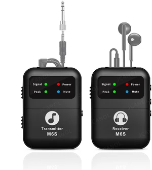 JCANOL Wireless in Ear Monitor System, 2.4G Stereo Wireless IEM System with Beltpack Transmitter Receiver Auto-Pairing, 164ft for Studio, Band, Live Performance JCANOL Wireless in Ear Monitor System, 2.4G Stereo Wireless IEM System with Beltpack Transmitter Receiver Auto-Pairing, 164ft for Studio, Band, Live Performance