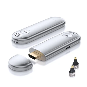 TTQ Wireless HDMI Transmitter and Receiver, Plug and Play, 2.4G/5G 100FT Range, Wireless HDMI Extender 4K Decoding 1080P Output, Support Laptop PC TV Box Projector Camera DV, No Need Bluetooth WiFi TTQ Wireless HDMI Transmitter and Receiver, Plug and Play, 2.4G/5G 100FT Range, Wireless HDMI Extender 4K Decoding 1080P Output, Support Laptop PC TV Box Projector Camera DV, No Need Bluetooth WiFi