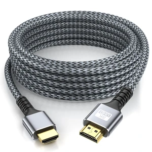 looyotul 8k Hdmi Cable 25ft Ultra High Speed HDMI 2.1 Cable 8K@60HZ 4K@120HZ 48Gbps HDMI Cord for HDTV,PS4,PS5,Monitor Laptop,Xbox,HDCP 2.2&2.3 Support HDR,eARC,Dolby.(Silvery)