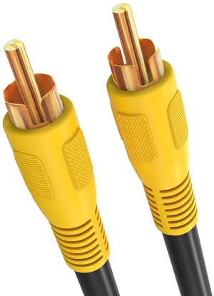 Cmple - RCA Subwoofer Cable 100 ft Digital Coaxial Audio Cable Composite Audio/Video Cord 1-RCA Cable Male to Male Coaxial RCA Cables for Home Theater, Rear View Parking Camera Cmple - RCA Subwoofer Cable 100 ft Digital Coaxial Audio Cable Composite Audio/Video Cord 1-RCA Cable Male to Male Coaxial RCA Cables for Home Theater, Rear View Parking Camera