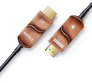 BIFALE 8K Fiber Optic HDMI 2.1 Cable 50ft, Support 8K@60Hz, 4K@120Hz, 48Gbps, eARC Compatible with PS5/4, Xbox Series X, RTX 3080/3090, Denon AV Receiver, HDMI Cable 50ft BIFALE 8K Fiber Optic HDMI 2.1 Cable 50ft, Support 8K@60Hz, 4K@120Hz, 48Gbps, eARC Compatible with PS5/4, Xbox Series X, RTX 3080/3090, Denon AV Receiver, HDMI Cable 50ft