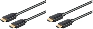 Monoprice Ultra 8K Premium High Speed HDMI Cable - 8 Feet - Black | 48Gbps, 8K@60Hz, Dynamic HDR, eARC - DynamicView Series (Pack of 2)