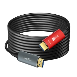 Twozoh HDMI Fiber Optic Cable 250FT, Long 4K Fiber HDMI Cord Supports 4K@60Hz/18Gbps Twozoh HDMI Fiber Optic Cable 250FT, Long 4K Fiber HDMI Cord Supports 4K@60Hz/18Gbps