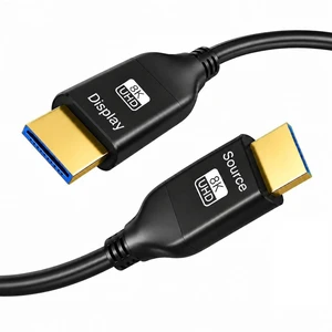 Asnish 8K Fiber Optic HDMI 2.1 Cable 50ft Slim Ultra High-Speed 48Gbps | 48Gbps bandwidth with 8K@60Hz, 4K@120Hz, HDR, eARC and wide compatibility for PS5, TV and projector