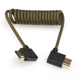 DRRI 8K/60Hz 4K/120Hz HDMI 2.1 Braided Cable for Sony FX3 Canon C100 C200 C300 BMPCC4K Panasonic Lumix S5I Camera to Portkeys SmallHD Monitor Left Right Angle Coiled DRRI 8K/60Hz 4K/120Hz HDMI 2.1 Braided Cable for Sony FX3 Canon C100 C200 C300 BMPCC4K Panasonic Lumix S5I Camera to Portkeys SmallHD Monitor Left Right Angle Coiled