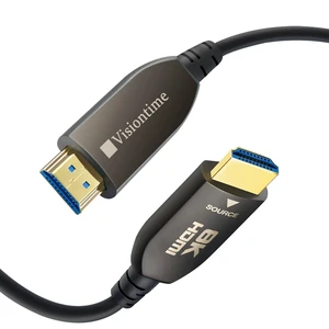 Visiontime 8K Fiber Optic HDMI Cable 75 FT, 48Gbps Ultra High Speed, 8K60Hz 4K120Hz 2K144Hz Dynamic HDR/eARC, HDCP 2.2&2.3/3D Compatible for PS5, X Box Series X, Desktop GPUs 30&40 Series (75 feet) Visiontime 8K Fiber Optic HDMI Cable 75 FT, 48Gbps Ultra High Speed, 8K60Hz 4K120Hz 2K144Hz Dynamic HDR/eARC, HDCP 2.2&2.3/3D Compatible for PS5, X Box Series X, Desktop GPUs 30&40 Series (75 feet)