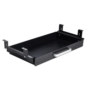 OSteed Under Desk Drawer Organizer 21", Large Desk Pencil Storage Drawer | Black, Under Cabinet Table, Heavy Duty Pull Out Shelf, Attachable for Workbench, Adjustable Brackets, Work Shop, Desk Lip OSteed Under Desk Drawer Organizer 21", Large Desk Pencil Storage Drawer | Black, Under Cabinet Table, Heavy Duty Pull Out Shelf, Attachable for Workbench, Adjustable Brackets, Work Shop, Desk Lip