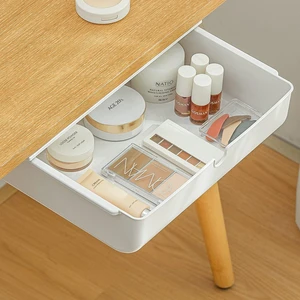 FRETONBA Under Desk Drawer for Stationery, Adhesive Slide Out, Large | No-Drill Mounting, Holds Up to 4.5 lbs, Smooth Slide-Out, Hidden Under Desk, Home & Office FRETONBA Under Desk Drawer for Stationery, Adhesive Slide Out, Large | No-Drill Mounting, Holds Up to 4.5 lbs, Smooth Slide-Out, Hidden Under Desk, Home & Office